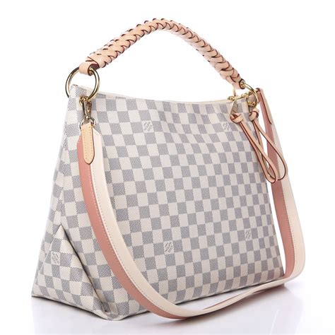 louis vuitton damier azur graceful mm|louis vuitton artsy hobo bag.